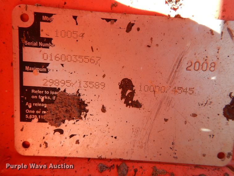 image for item DG1770 2008 JLG 10054  telehandler