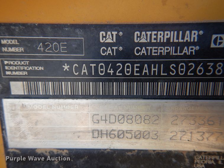 image for item DI5745 2007 Caterpillar 420E  backhoe
