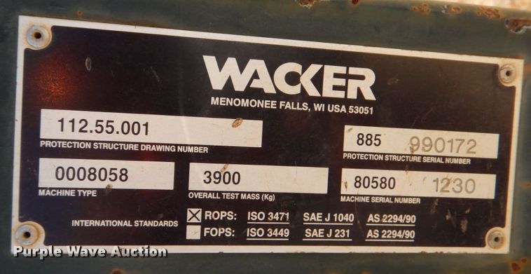 image for item DJ0793 1999 Wacker RD25  double drum roller