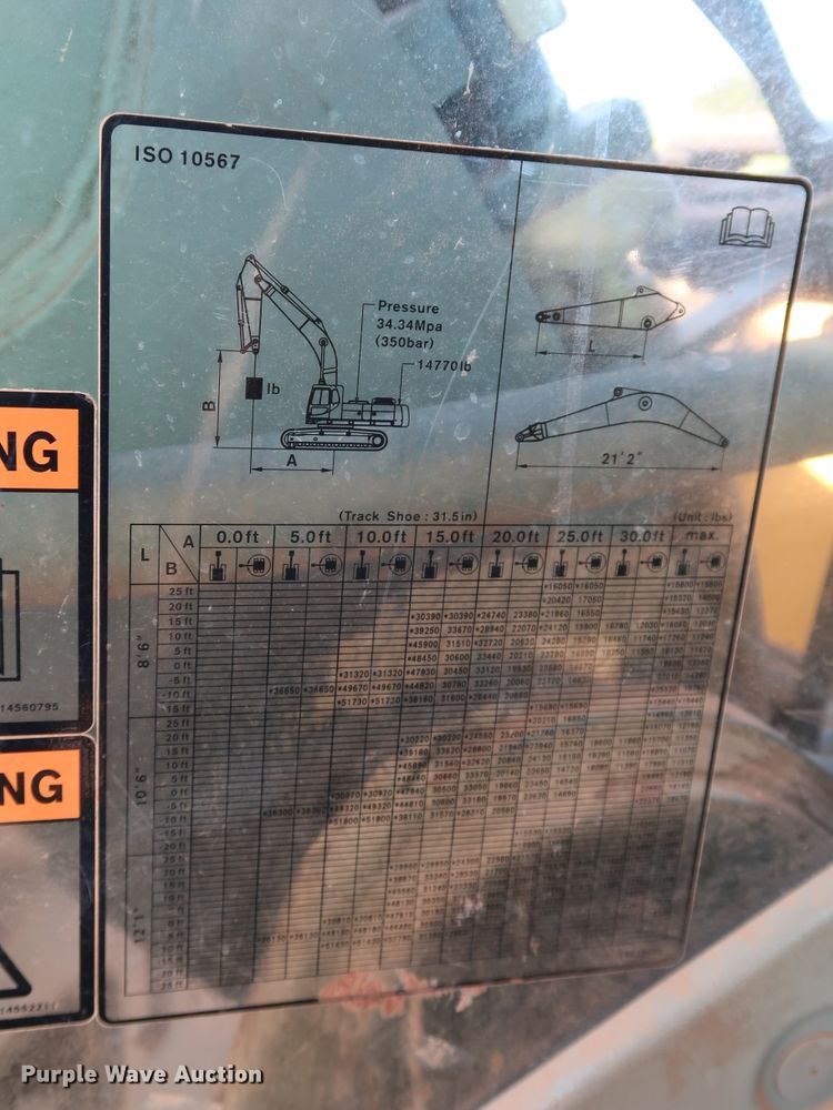 image for item DJ1947 2008 Volvo EC360C L  excavator