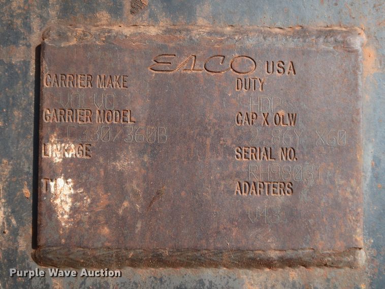 image for item DJ1947 2008 Volvo EC360C L  excavator