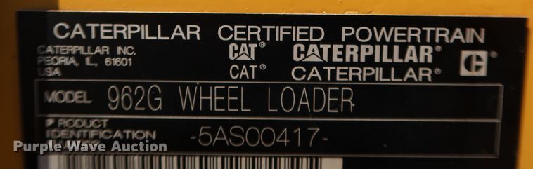 image for item DJ1949 2002 Caterpillar 962G  wheel loader