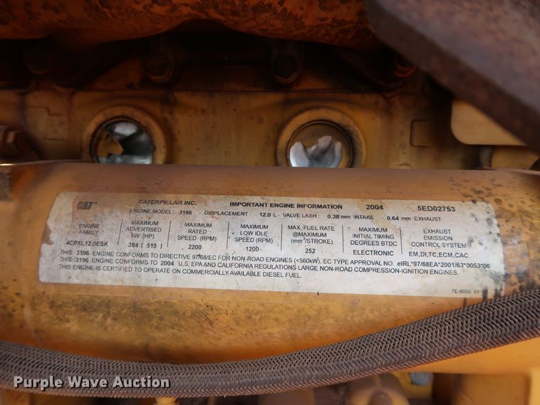 image for item DJ1950 2005 Caterpillar 972G Series II  wheel loader