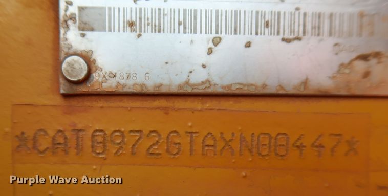 image for item DJ1950 2005 Caterpillar 972G Series II  wheel loader