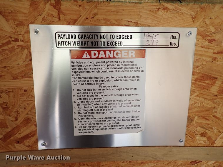 image for item DJ1966 2016 Cargo Craft Explorer-6101  enclosed cargo trailer