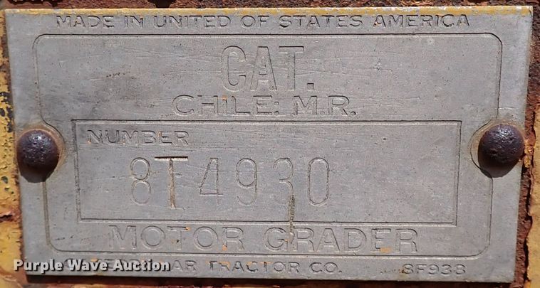 image for item DJ1970 Caterpillar  motor grader