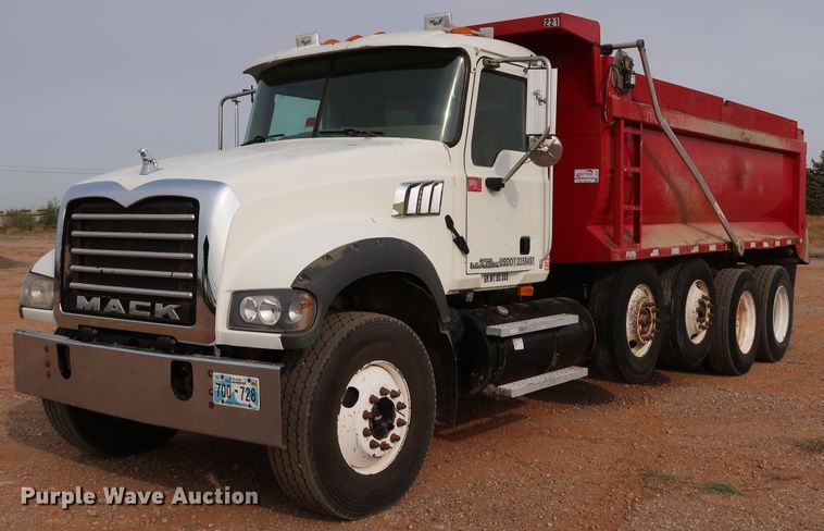image for item DJ1977 2007 Mack Granite CTP713  dump truck