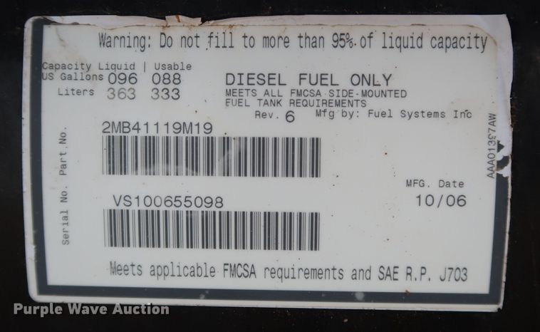 image for item DJ1977 2007 Mack Granite CTP713  dump truck