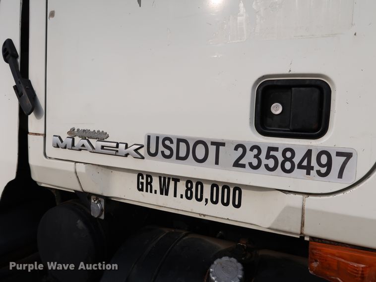 image for item DJ1978 2007 Mack Granite CTP713  dump truck