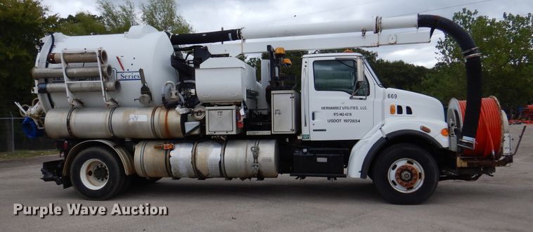 image for item DJ7302 2003 Sterling L7500  sewer jetter truck