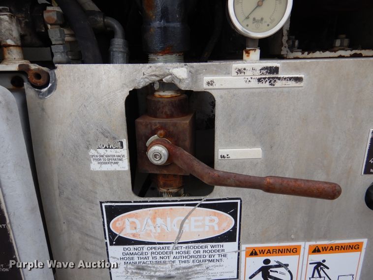 image for item DJ7302 2003 Sterling L7500  sewer jetter truck