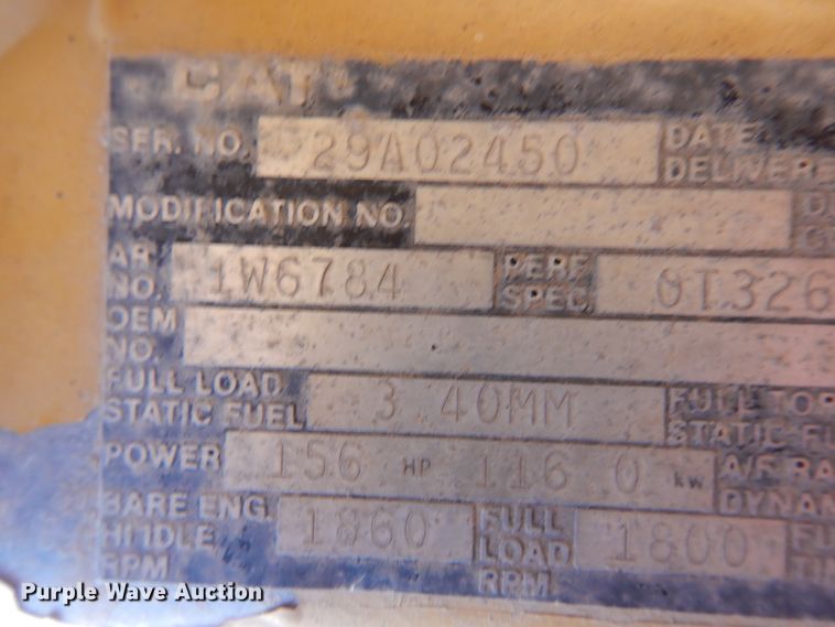 image for item DK8241 Caterpillar 3208  generator