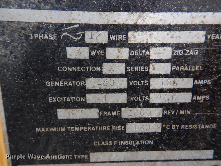 image for item DK8241 Caterpillar 3208  generator