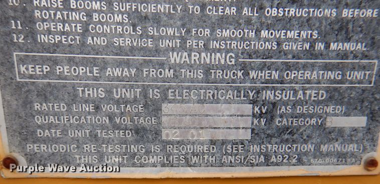 image for item DL0178 2000 Chevrolet C8500  bucket truck