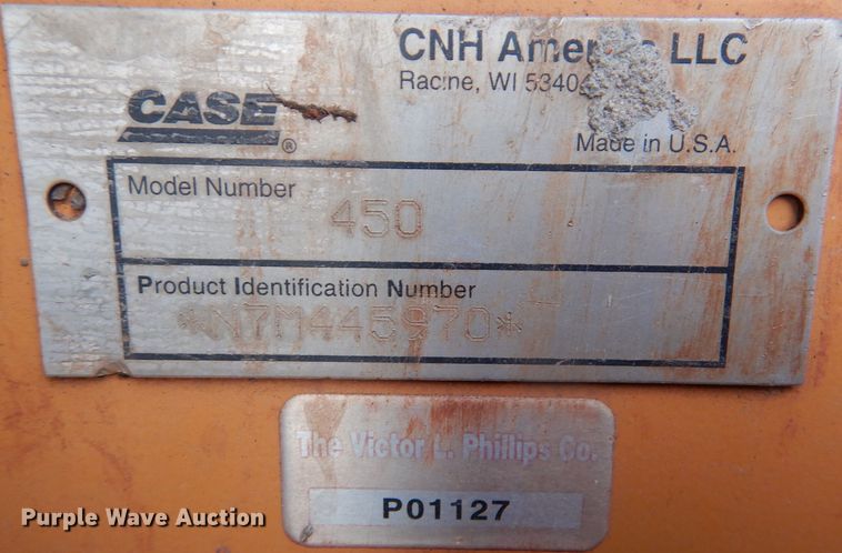 image for item DL3150 2007 Case 450  skid steer loader