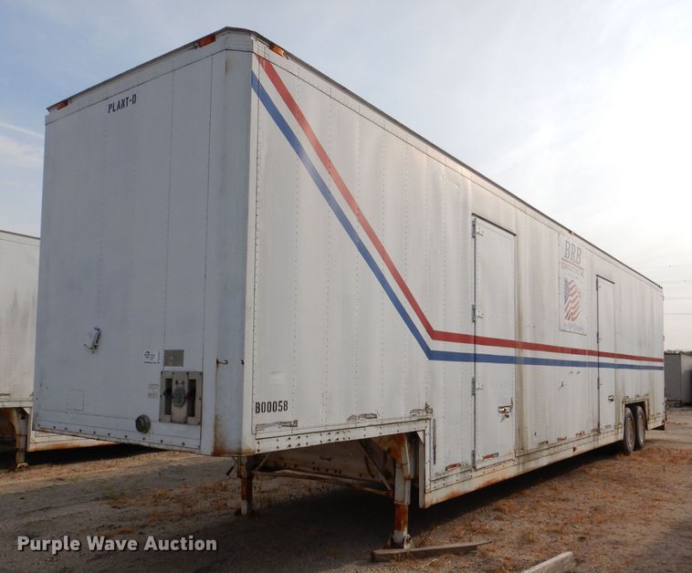 image for item DL3154 1986 Kentucky  dry van trailer