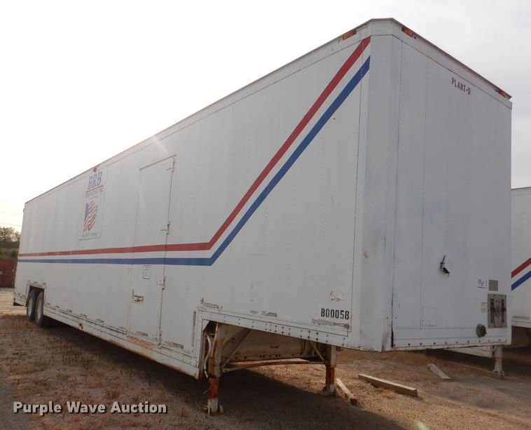 image for item DL3154 1986 Kentucky  dry van trailer