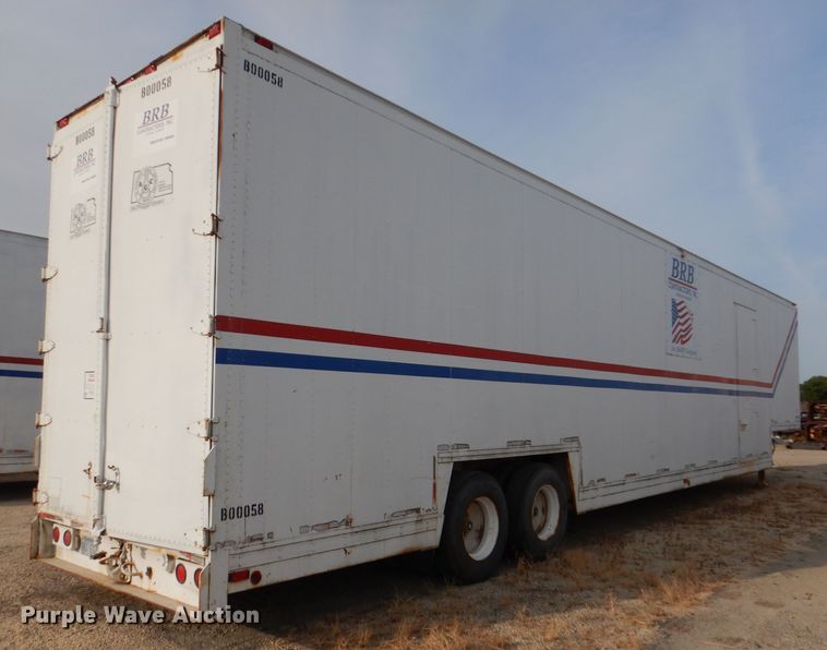 image for item DL3154 1986 Kentucky  dry van trailer