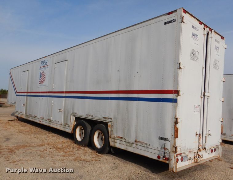 image for item DL3154 1986 Kentucky  dry van trailer