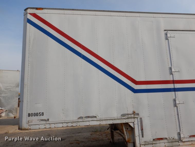 image for item DL3154 1986 Kentucky  dry van trailer