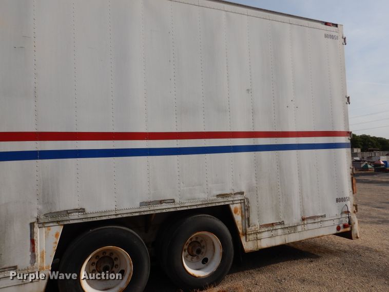 image for item DL3154 1986 Kentucky  dry van trailer