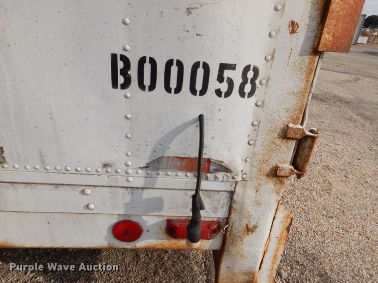 image for item DL3154 1986 Kentucky  dry van trailer