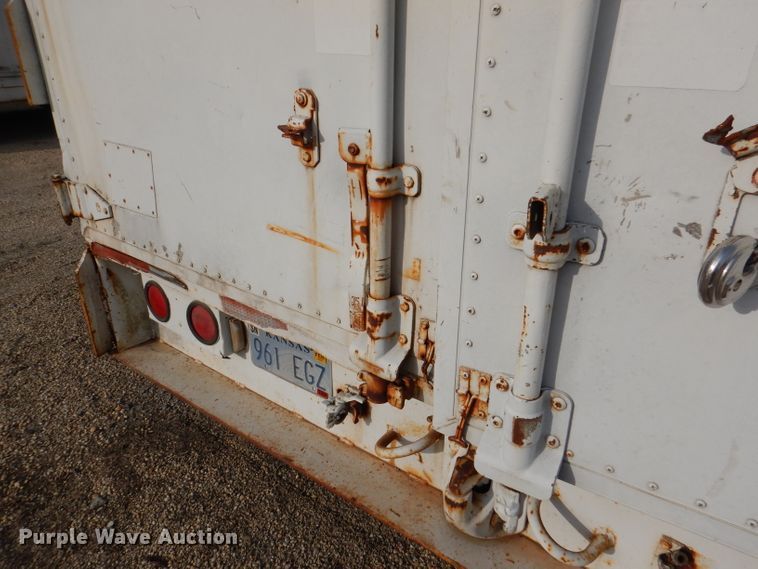 image for item DL3154 1986 Kentucky  dry van trailer