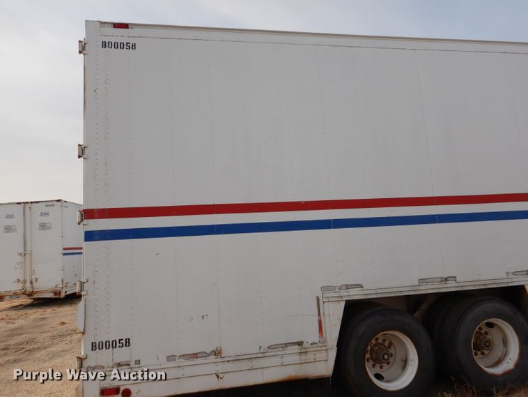 image for item DL3154 1986 Kentucky  dry van trailer