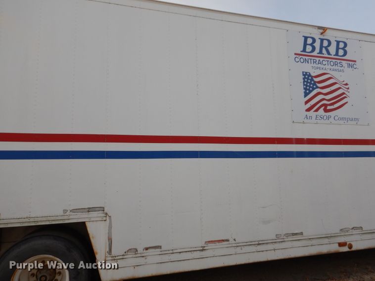 image for item DL3154 1986 Kentucky  dry van trailer