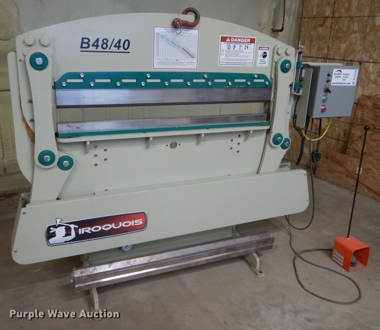 2016 Iroquois Ironworker, Inc. B48/40 press brake in Miller, SD Item