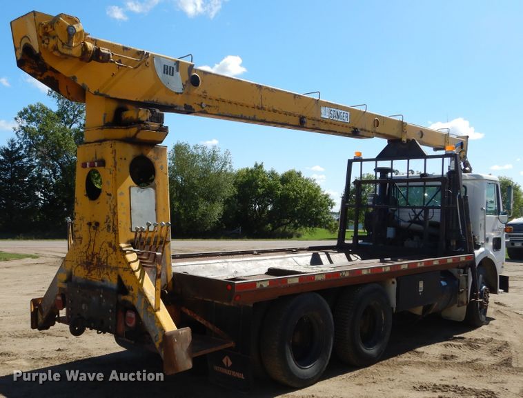 image for item DL6345 1987 Volvo White WX64T  crane truck