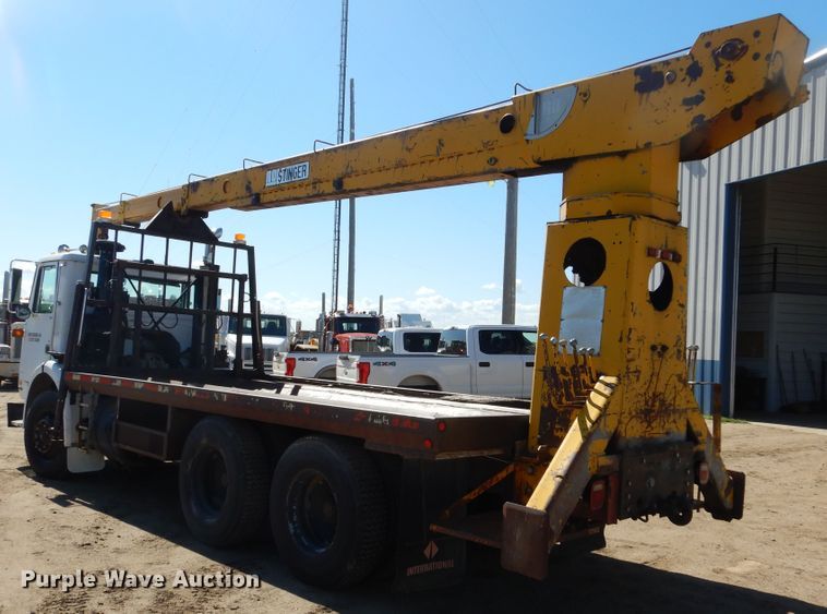 image for item DL6345 1987 Volvo White WX64T  crane truck