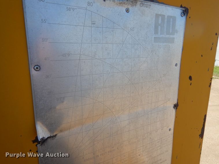 image for item DL6345 1987 Volvo White WX64T  crane truck