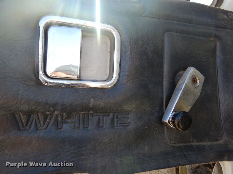 image for item DL6345 1987 Volvo White WX64T  crane truck