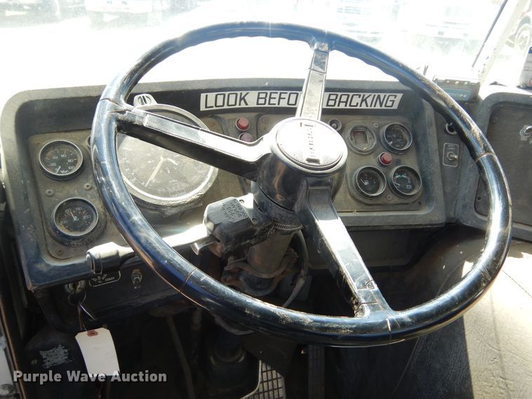 image for item DL6345 1987 Volvo White WX64T  crane truck