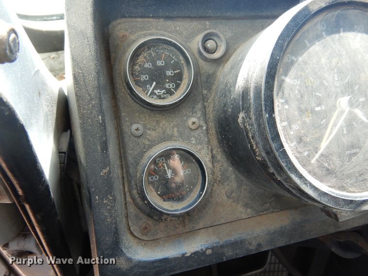 image for item DL6345 1987 Volvo White WX64T  crane truck