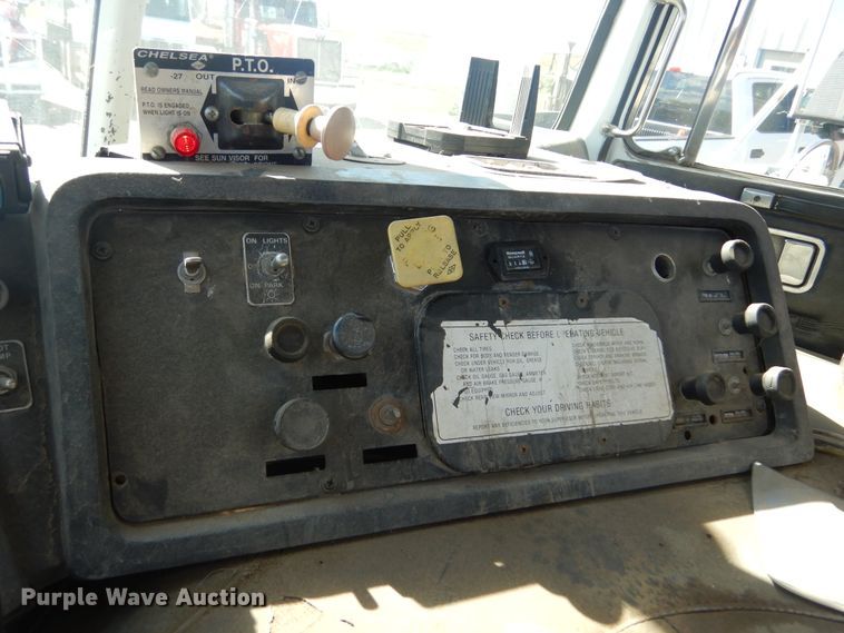 image for item DL6345 1987 Volvo White WX64T  crane truck