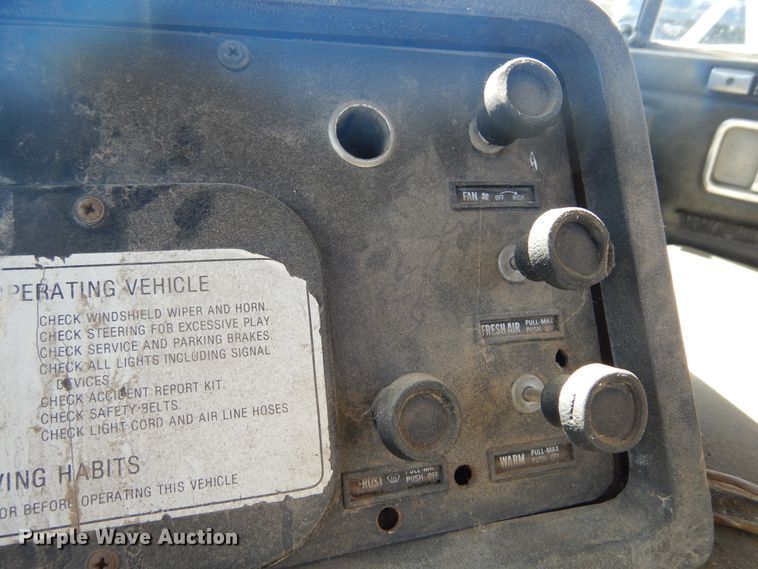 image for item DL6345 1987 Volvo White WX64T  crane truck