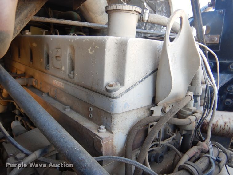 image for item DL6345 1987 Volvo White WX64T  crane truck