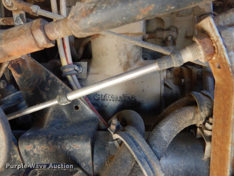 image for item DL6345 1987 Volvo White WX64T  crane truck