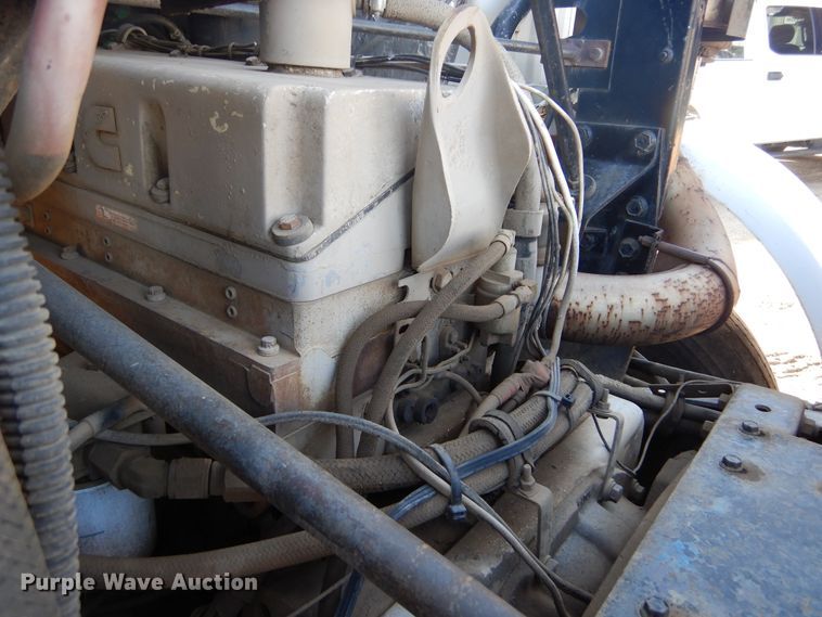 image for item DL6345 1987 Volvo White WX64T  crane truck