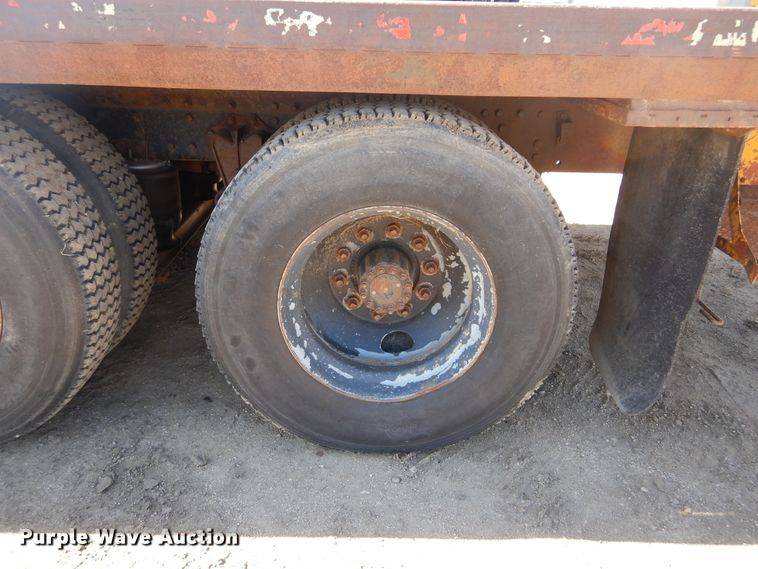 image for item DL6345 1987 Volvo White WX64T  crane truck