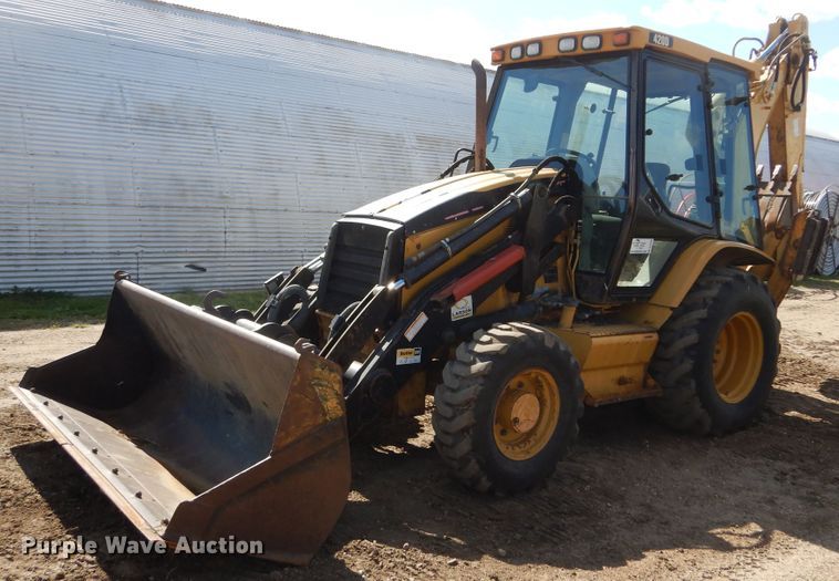 image for item DL6350 2002 Caterpillar 420D  backhoe
