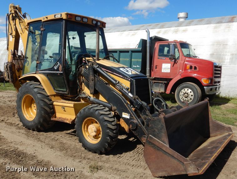 image for item DL6350 2002 Caterpillar 420D  backhoe