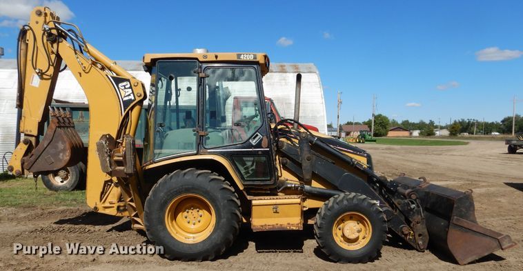 image for item DL6350 2002 Caterpillar 420D  backhoe