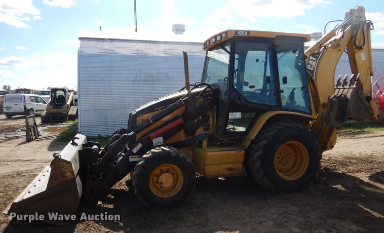 image for item DL6350 2002 Caterpillar 420D  backhoe