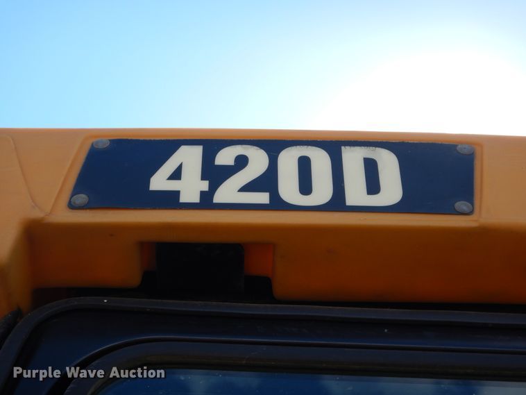 image for item DL6350 2002 Caterpillar 420D  backhoe