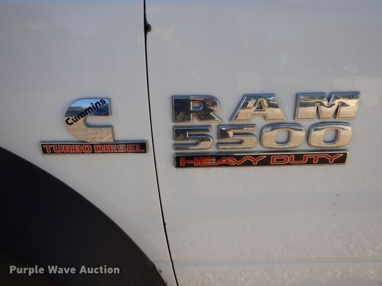 image for item DL6360 2015 Dodge Ram 5500HD  bucket truck