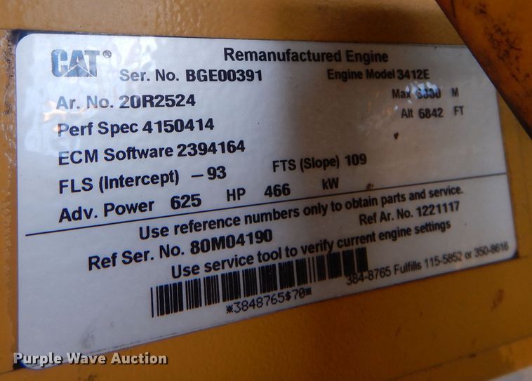 image for item DM4376 2001 Caterpillar 844  wheel dozer