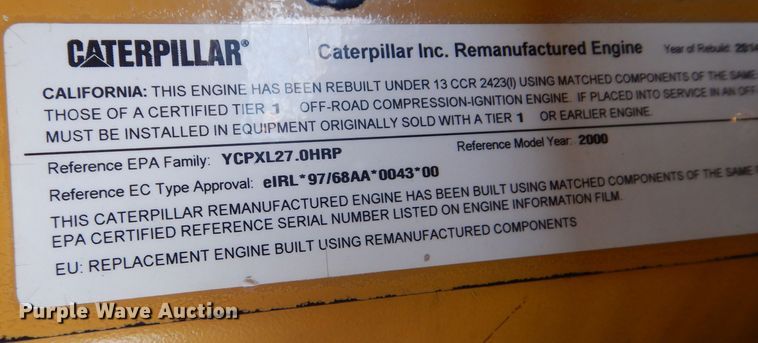 image for item DM4376 2001 Caterpillar 844  wheel dozer